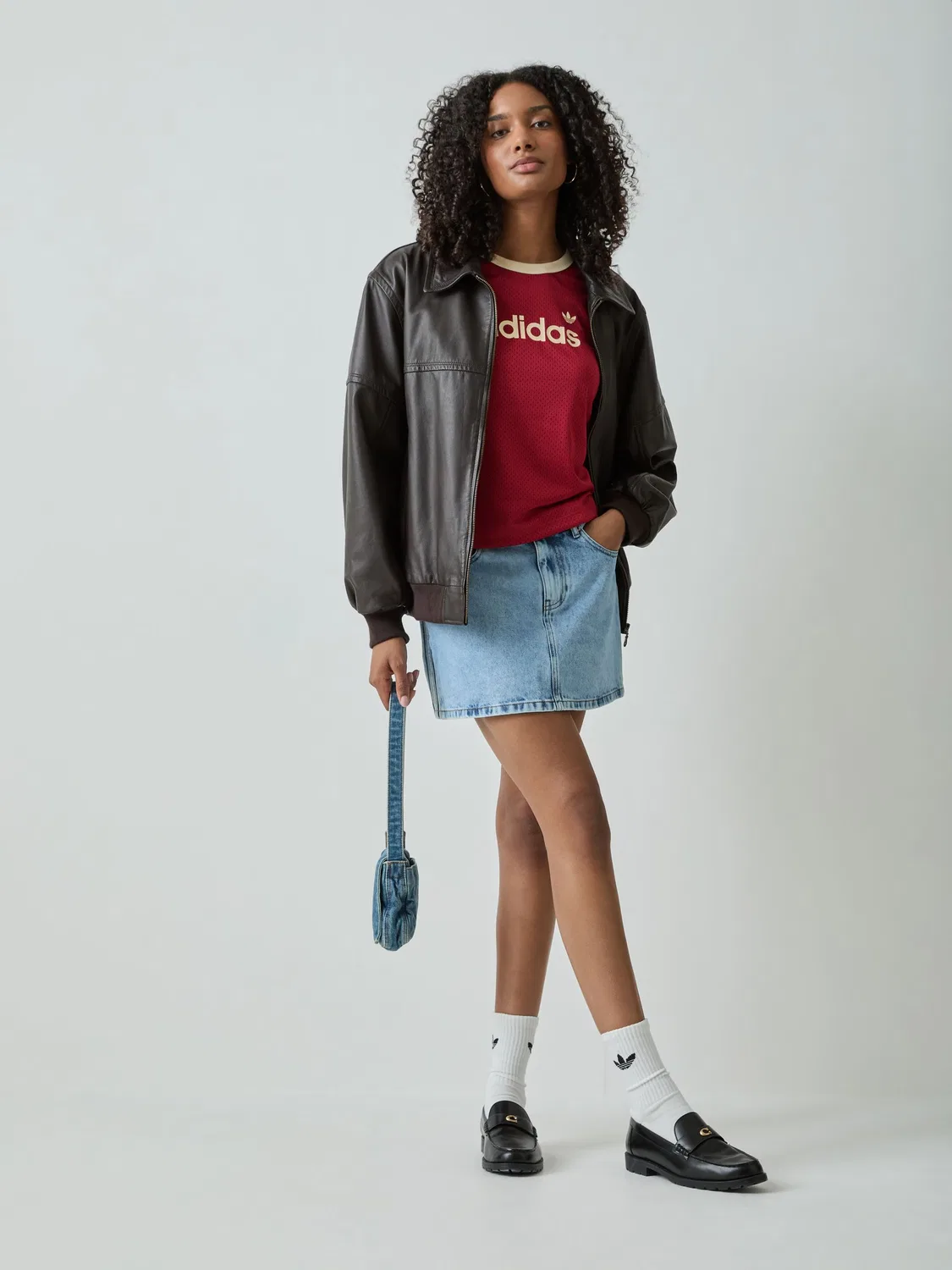 Футболка из сетки, Regular fit, adidas Originals, красный — фото 2