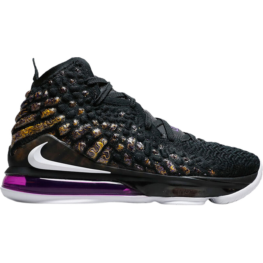 

Кроссовки Nike LeBron 17 EP 'Lakers', фиолетовый/черный/мультиколор