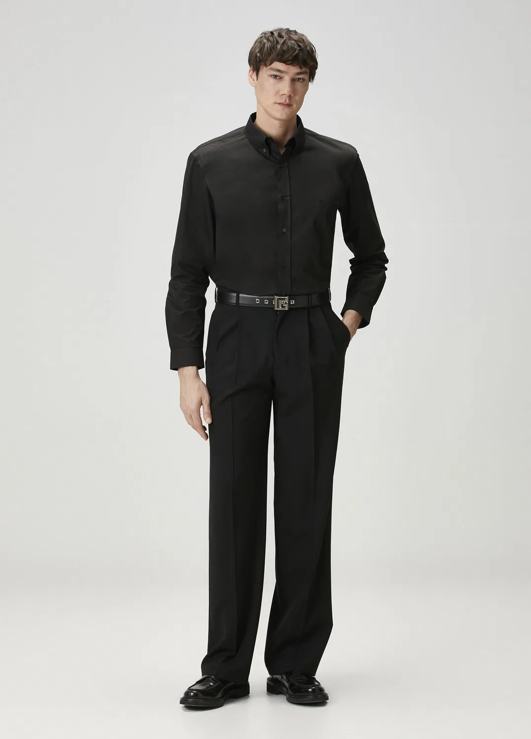 Брюки Regular Fit Balmain, black