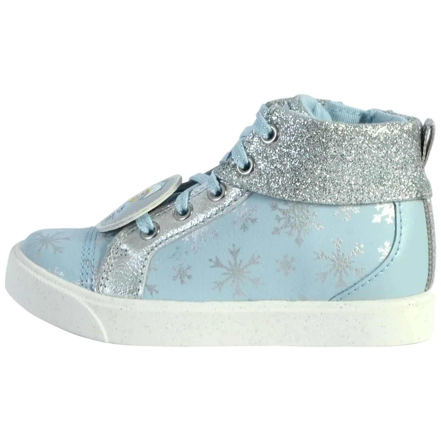 Кроссовки высокие из кожи для детей City Ice, синий Clarks