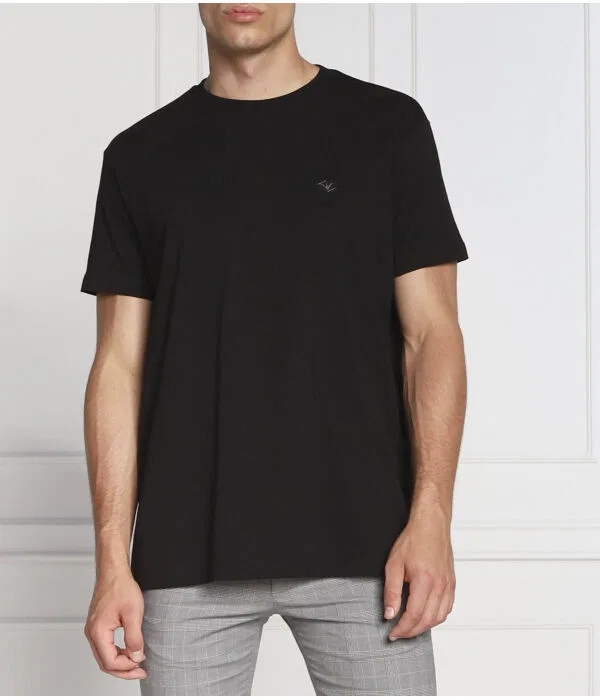 Мужская футболка Regular Fit Emporio Armani, черный