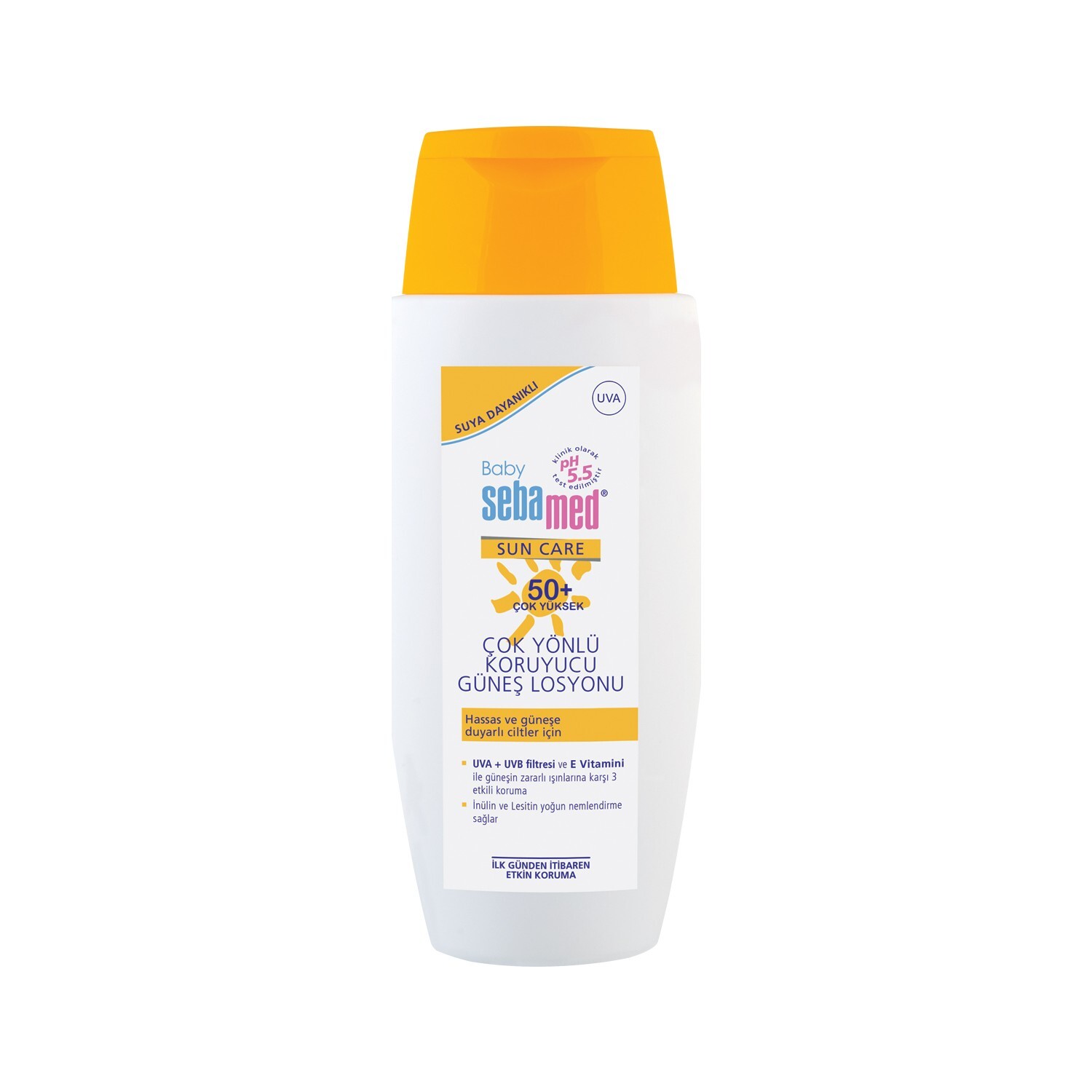 

Солнцезащитный детский лосьон Sebamed Baby SPF 50, 150 мл