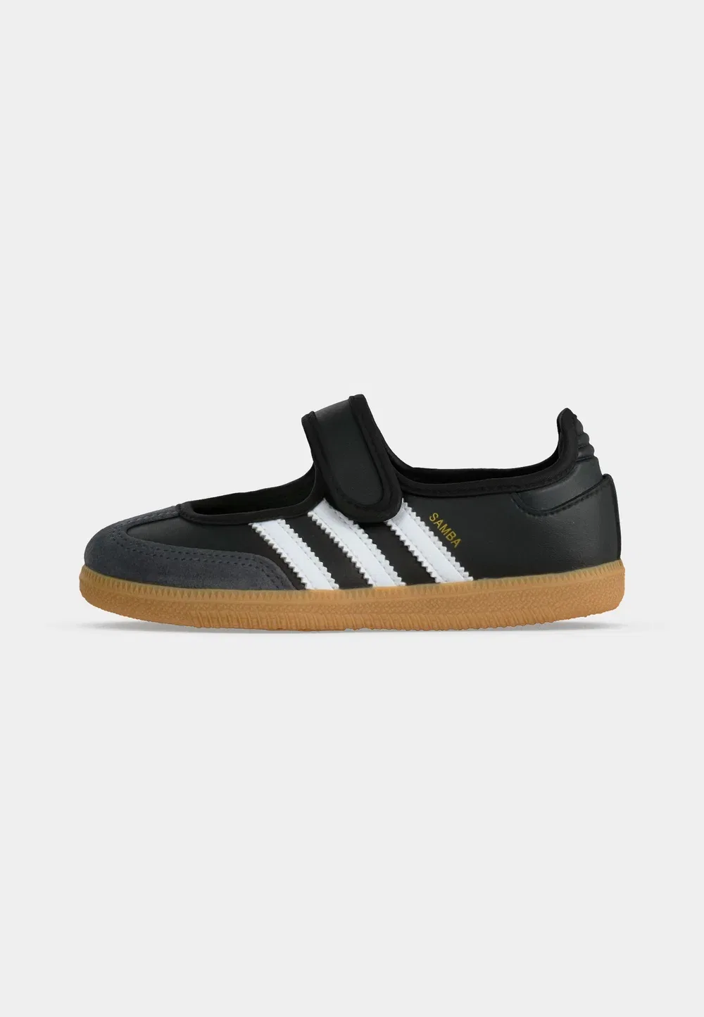 Samba Jane - балетки с ремешком на щиколотке Adidas Originals, Core Black/Footwear White — фото 2