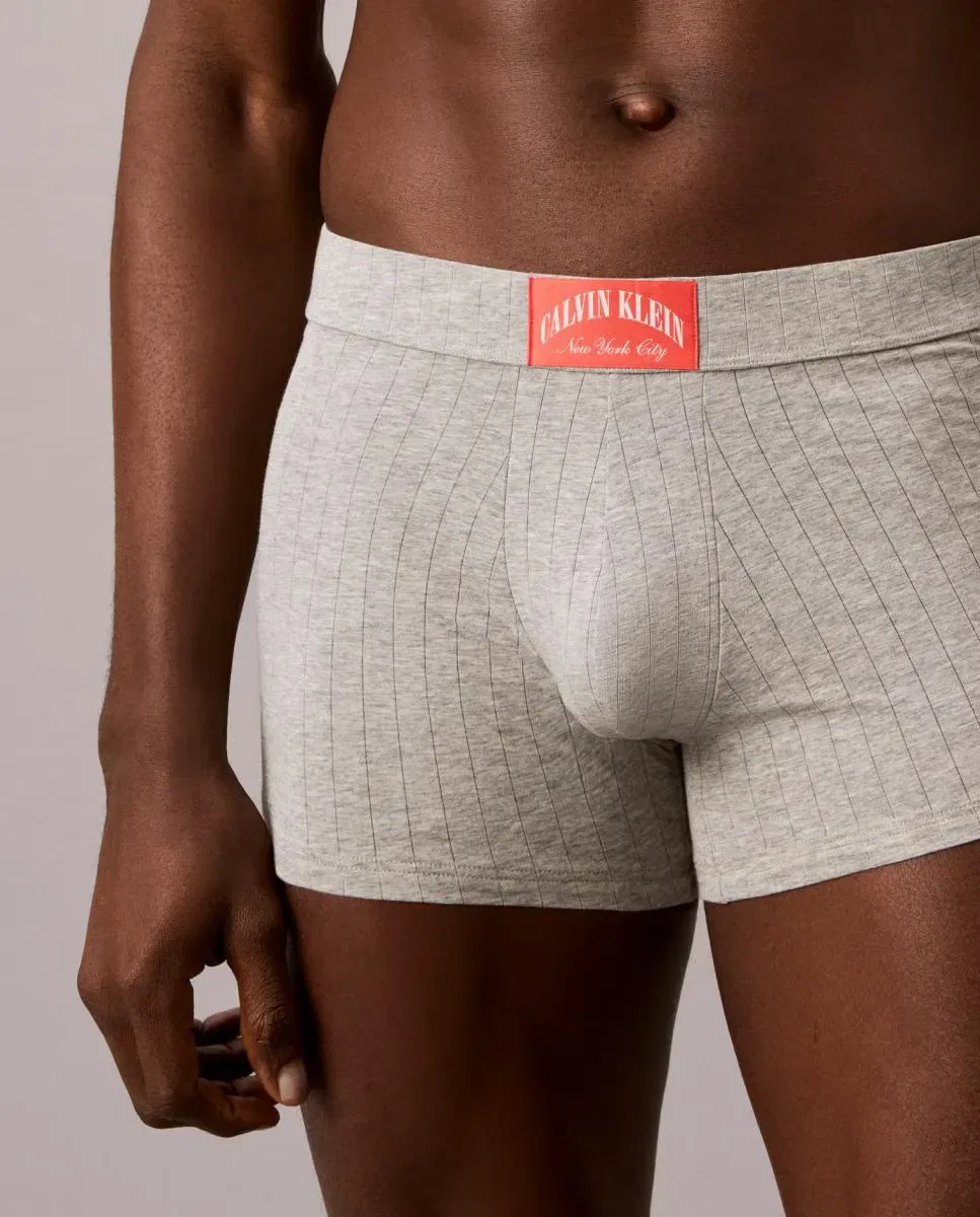 Мужские боксеры хлопковые Calvin Klein, Gris — фото 3