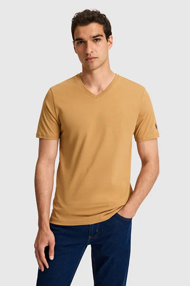 Мужская футболка с v-образным вырезом U.S. Polo Assn., Coconut
