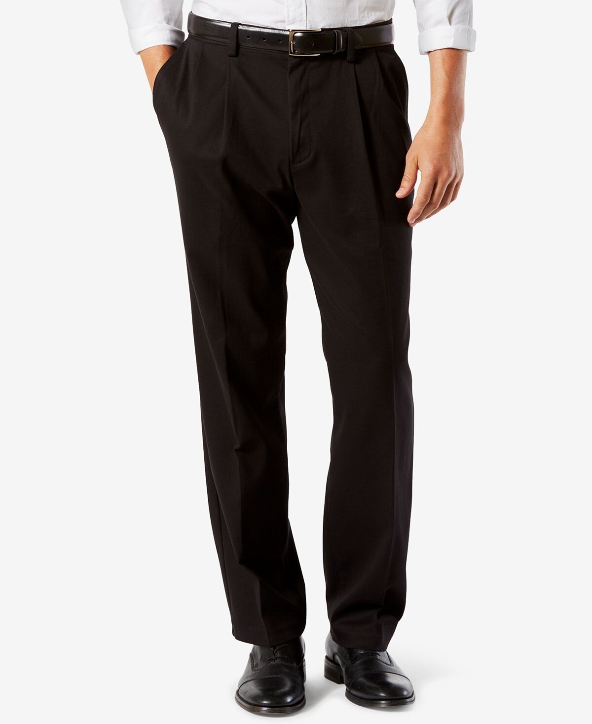 

Мужские эластичные брюки цвета хаки easy classic fit big & tall Dockers, черный