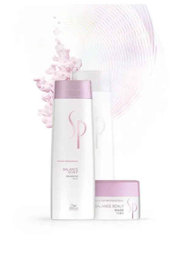 Шампунь для чувствительной кожи головы Sp balance scalp shampoo Wella, 250 мл — фото 4