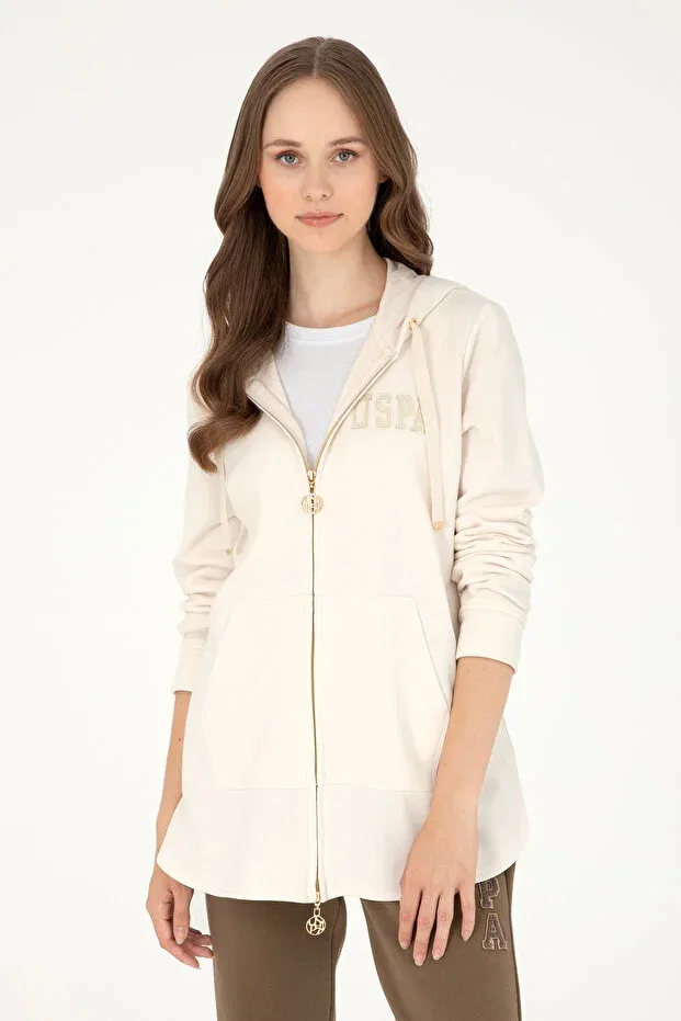 Женские свитшот с капюшоном U.S. Polo Assn., Nude Color