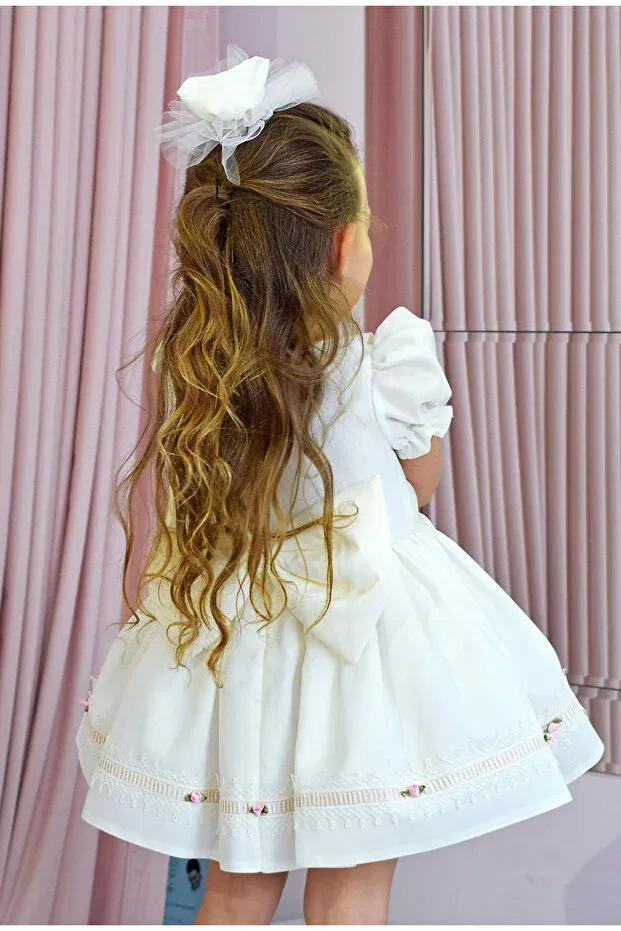 Детское платье для девочек с принтом Jbk Just Baby And Kids Store, White — фото 2