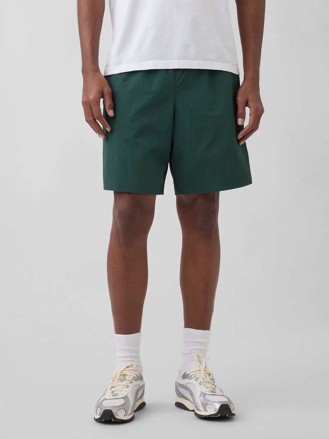 Шорты гибридные Gap Green 7.5 дюймов, зеленый