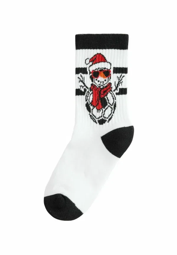 Комплект носков из 5 пар, хлопок, Christmas 5 pack, Next, красный, черный — фото 4