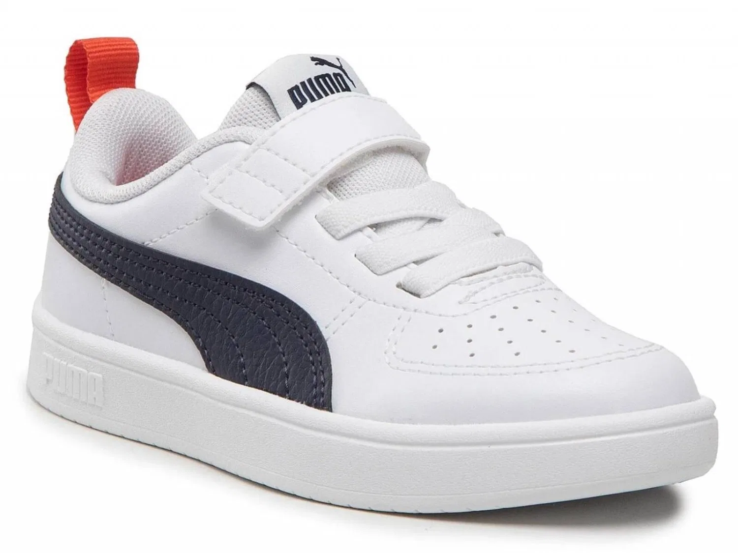 Детские кроссовки на липучках Puma 385836-09, Weiß
