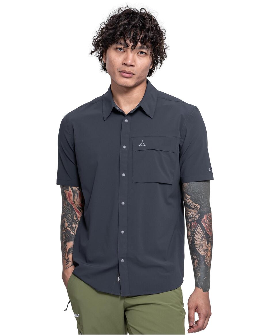 

SCHГ–FFEL Рубашка мягкая, лёгкая, быстросохнущая мужская - Hiking Shirt Style Dooser