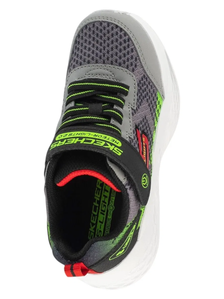 Кроссовки SKECHERS 'Skechers Meteor-Lights - Krendox' серого цвета — фото 4
