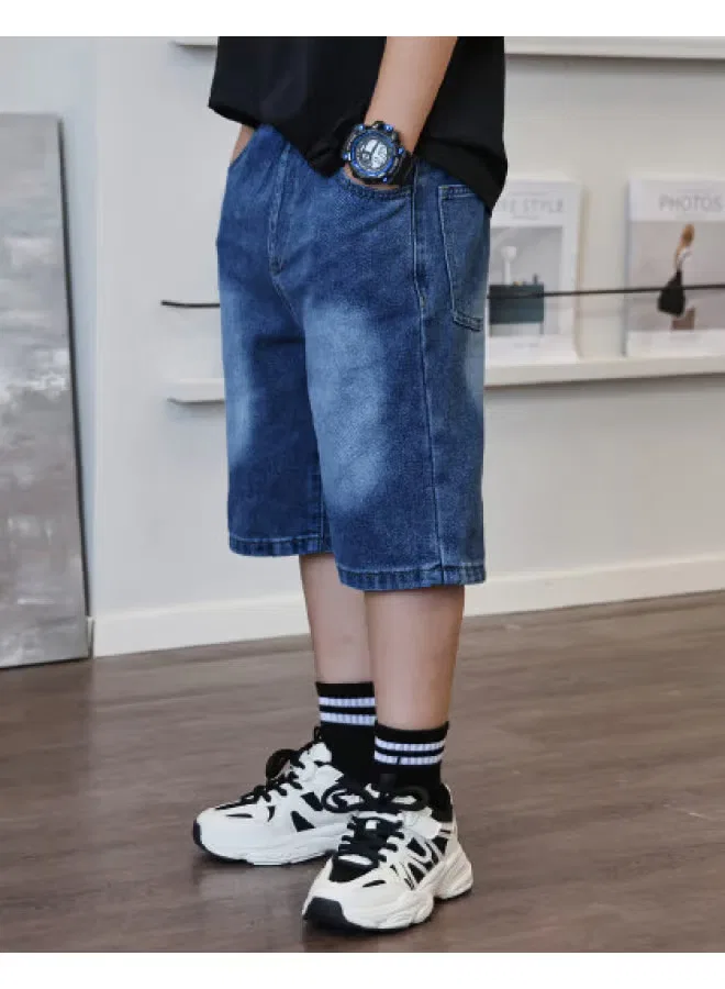 Шорты свободного кроя джинсовые для мальчиков Jeanswest, синий