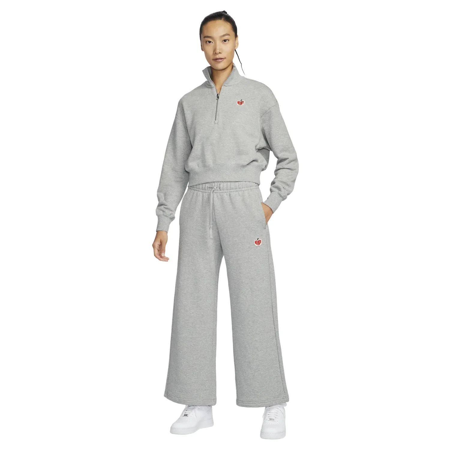 Женские брюки Sportswear Knit Pants Asia Sizing 'Dark Grey Heather' Nike, Dark Grey Heather — фото 4