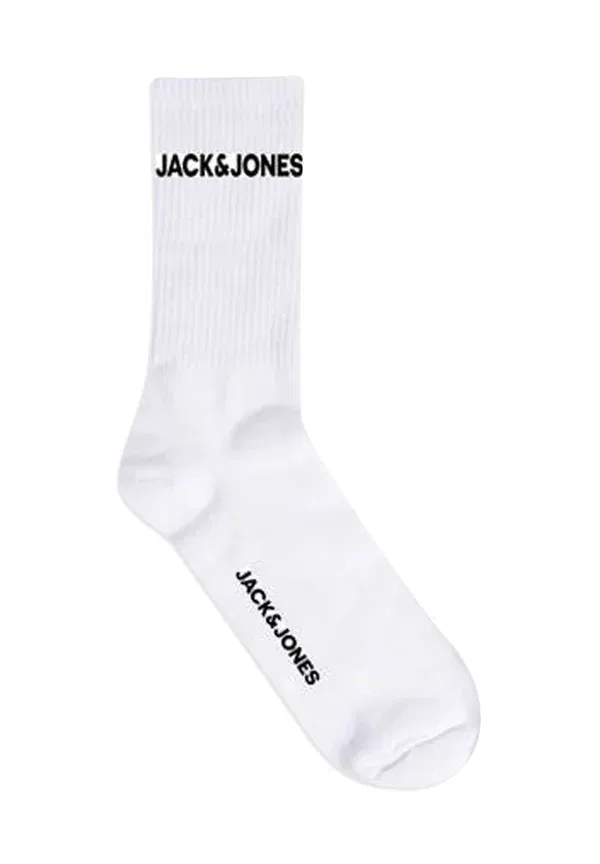 Набор из 5 пар детских носков Jack & Jones Junior, белый — фото 2