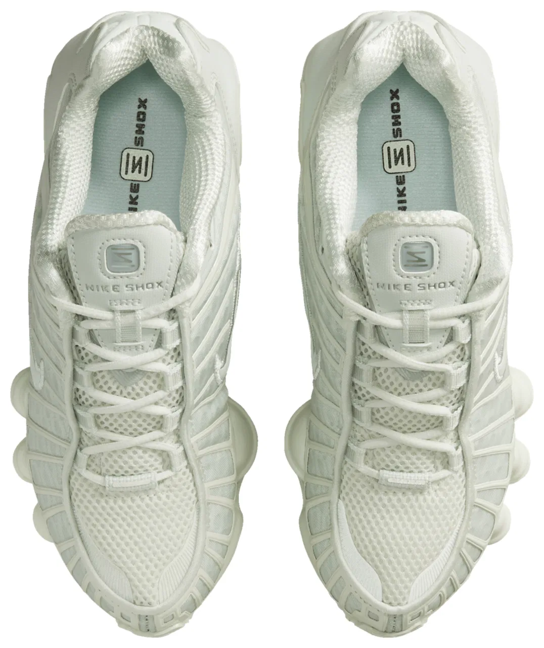 Кроссовки для мальчиков Shox TL Nike, цвет Spruce Aura/Light Silver/Spruce Aura — фото 4