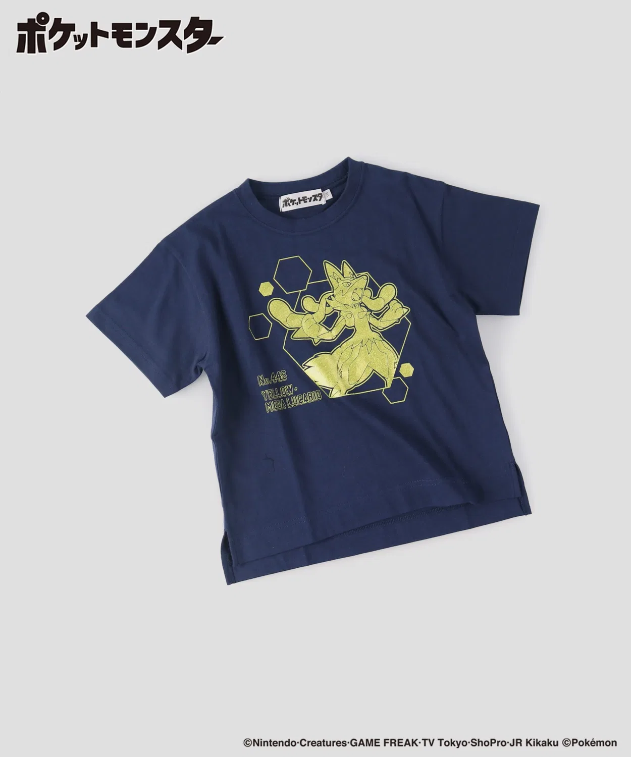 Детская футболка с принтом Pokemon с коротким рукавом, branshes, Navy