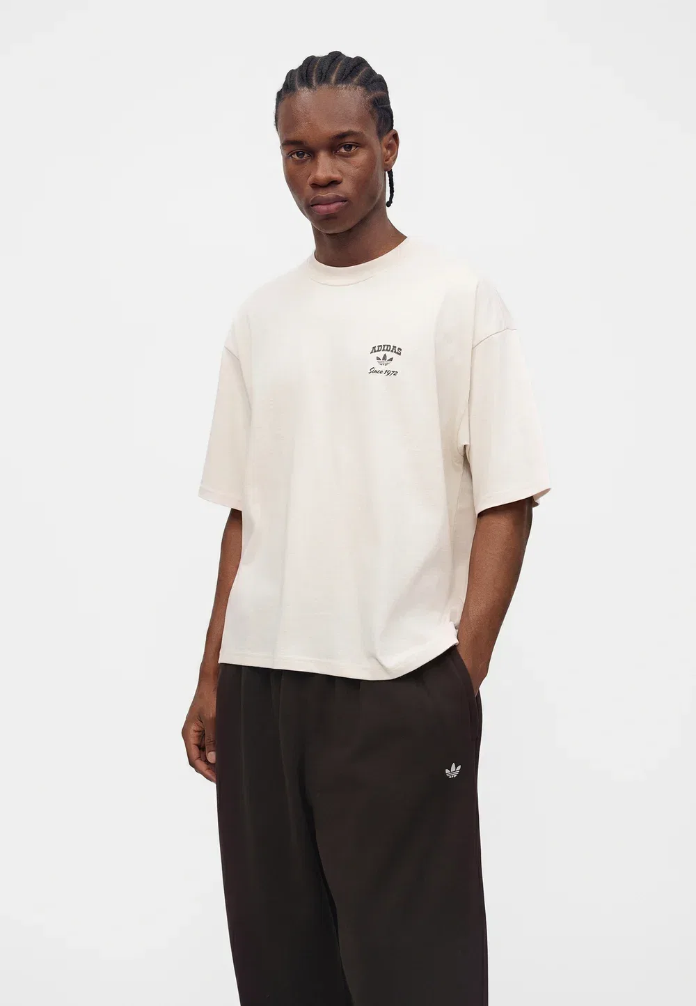 Футболка унисекс с принтом Adidas Originals, White — фото 4