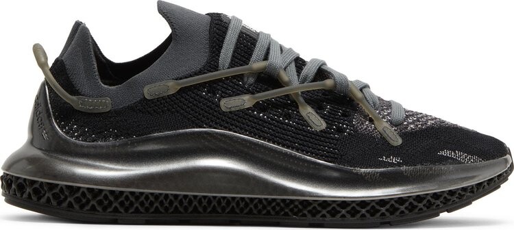 

Кроссовки Adidas 4D Fusio 'Black Silver Metallic', черный