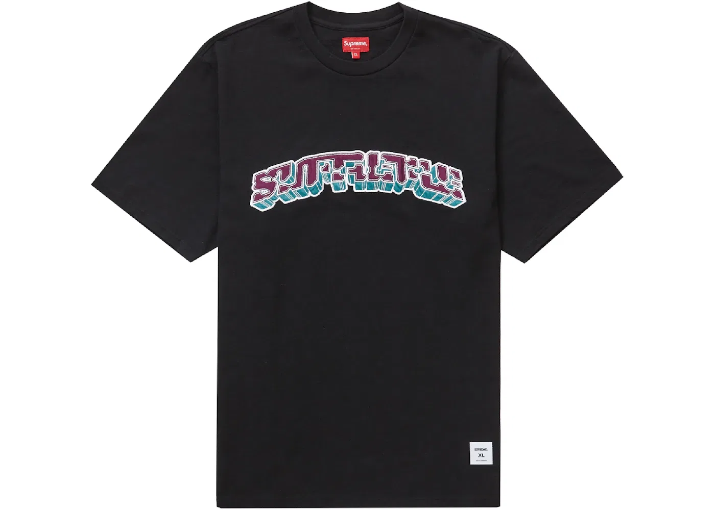 Мужская футболка Supreme Block Arc S/S Top, Black
