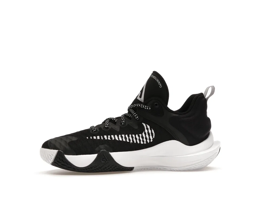 Детские кроссовки для баскетбола Nike Giannis Immortality, Black/White-Wolf Grey-Clear — фото 3