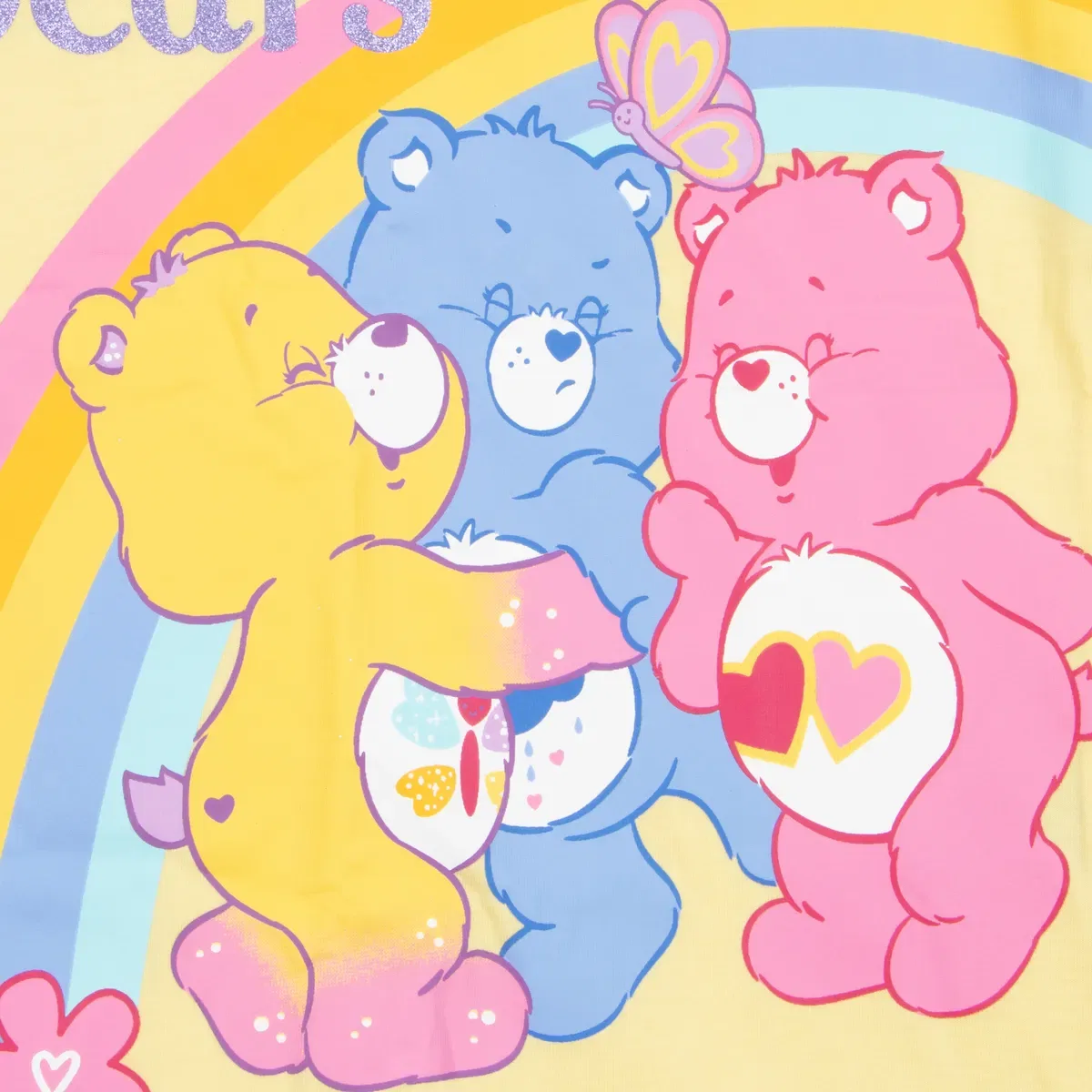 Детская футболка с коротким рукавом Care Bears, Yellow — фото 3