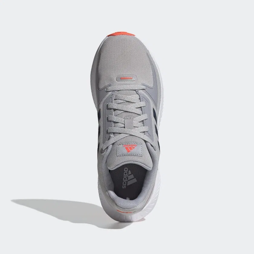 Детские кроссовки для мальчиков с закрытым носком Runfalcon 2.0 Adidas, Grigio Blu Navy Argento Halo — фото 3