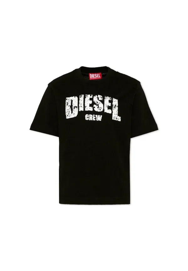Футболка. Унисекс - футболка с принтом Diesel, черный