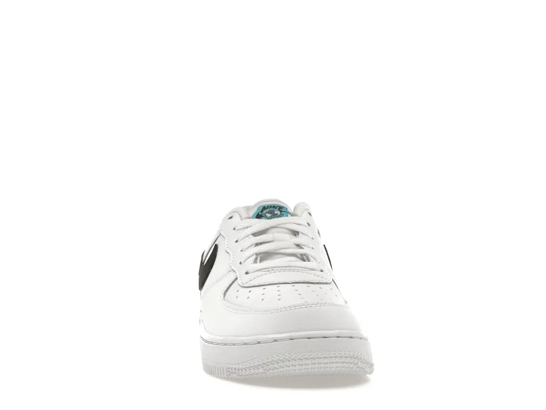 Детские кроссовки Lifestyle Nike Air Force 1 Low 07, White/Blue Fury/Back — фото 2