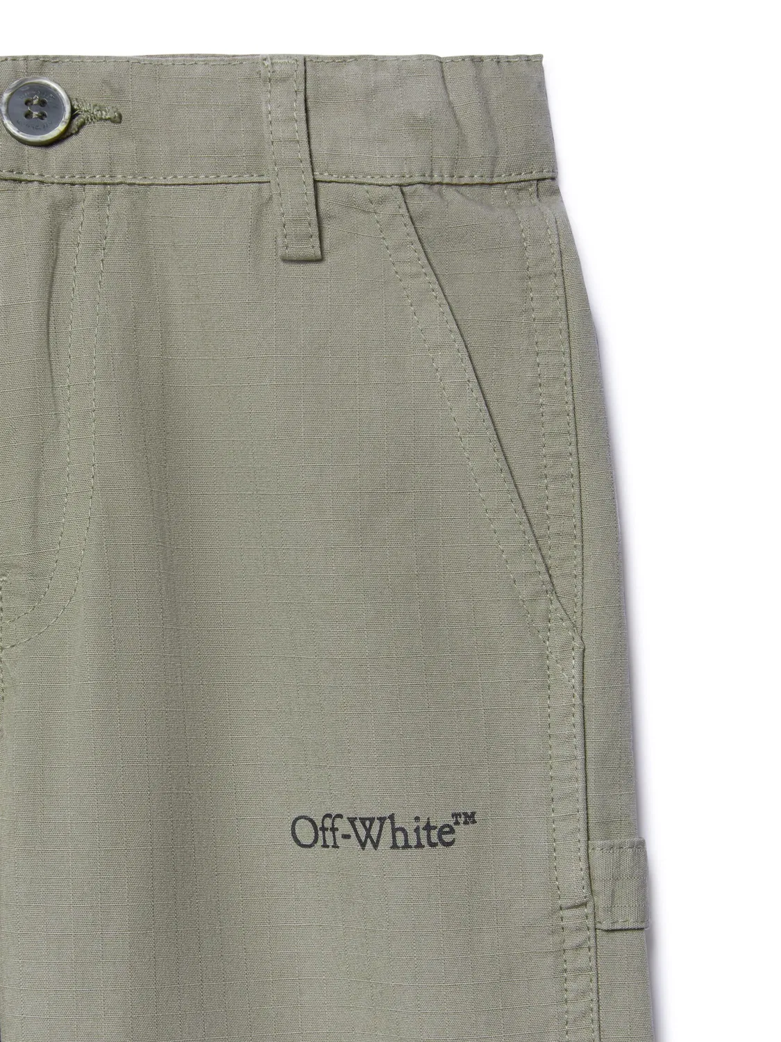 Штаны Bookish OFF-WHITE, хаки — фото 2