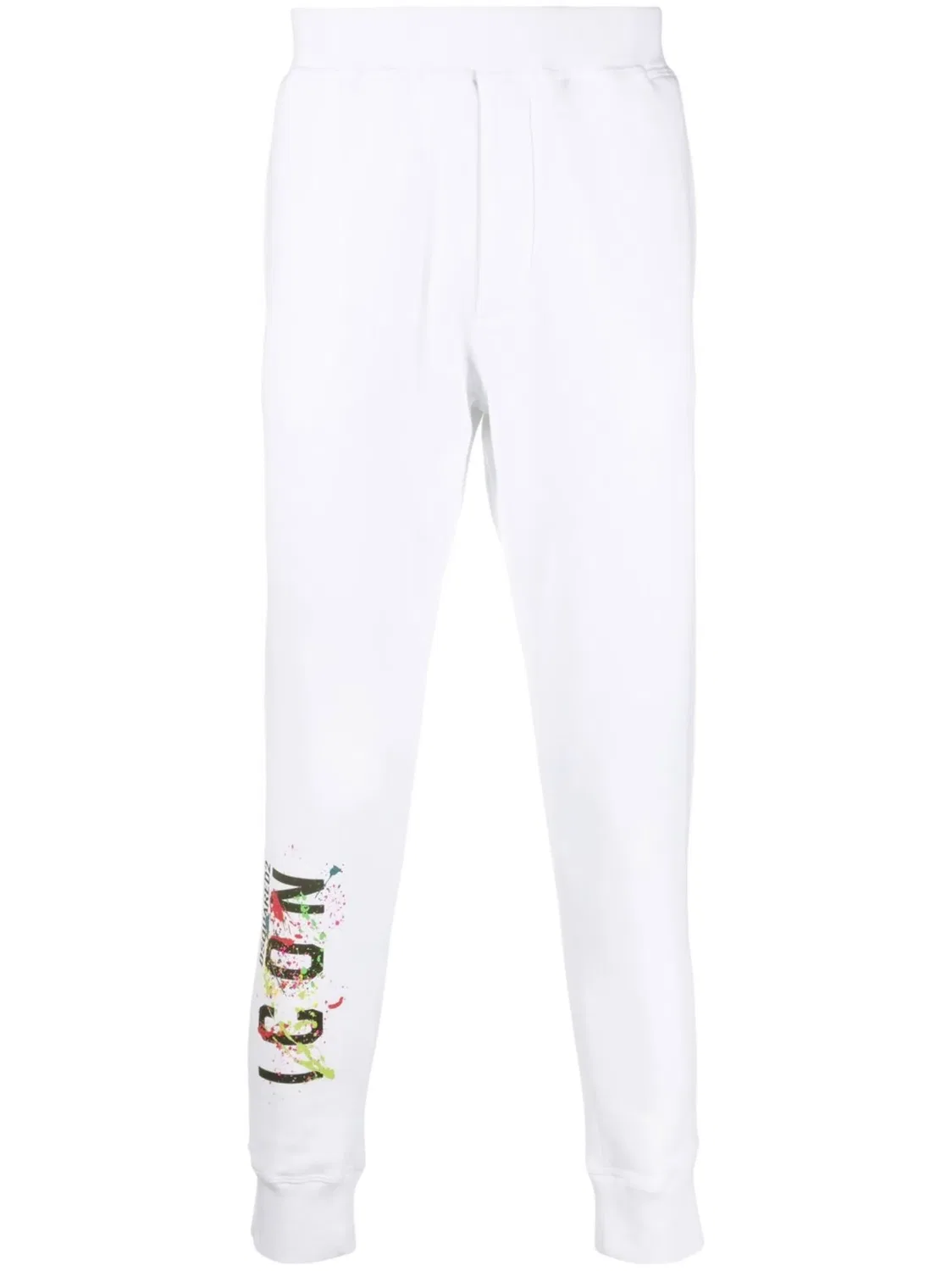 Брюки с деталью Icon-Print DSQUARED2, белый