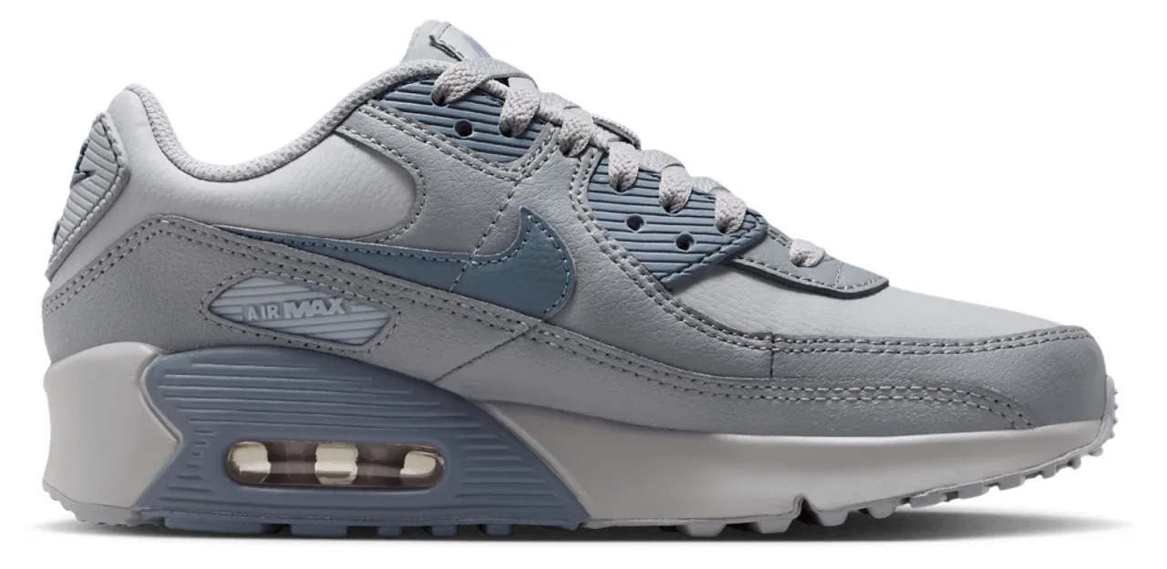 Кроссовки для мальчиков Nike Air Max 90, цвет Armory Blue/Stealth/Wolf Grey