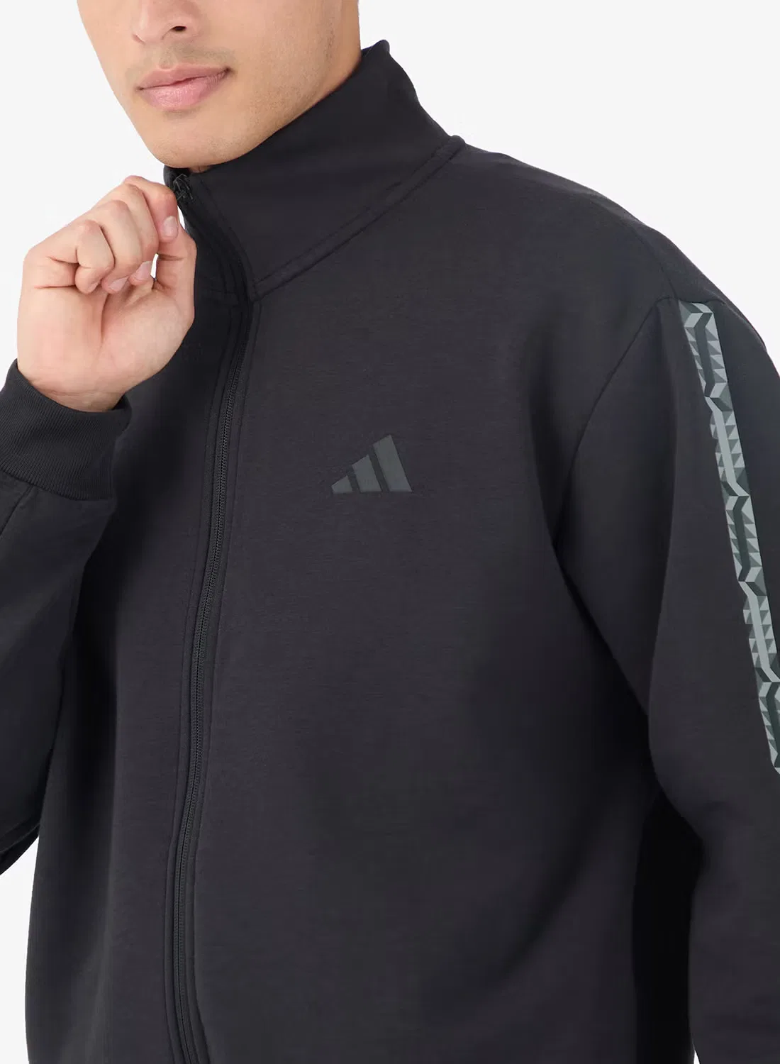 Куртка спортивная с длинным рукавом Saudia travel pack soft lux Adidas, черный — фото 3