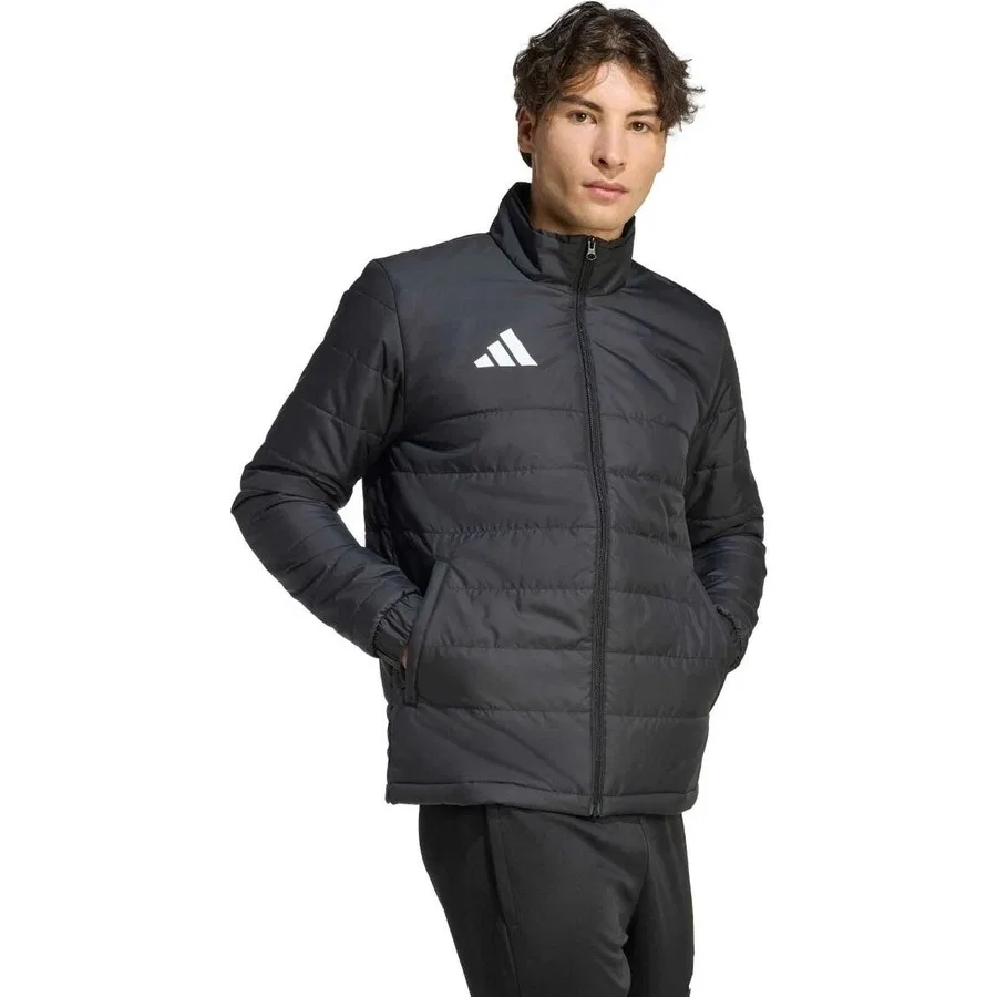 Мужская спортивная куртка с длинным рукавом adidas, Черный — фото 4