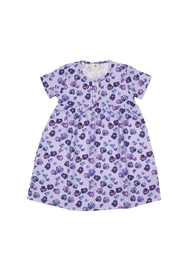 Платье с цветочным принтом Violas-dress Walkiddy, purple, фиолетовый — фото 4
