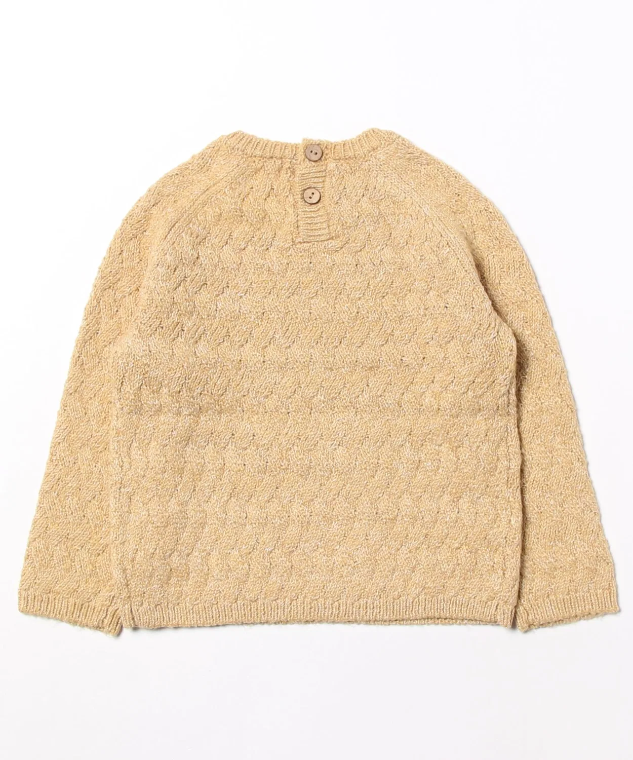 Детский свитер без рукавов Quincy Mae Cozy Heather Knit Sweater, Honey — фото 2