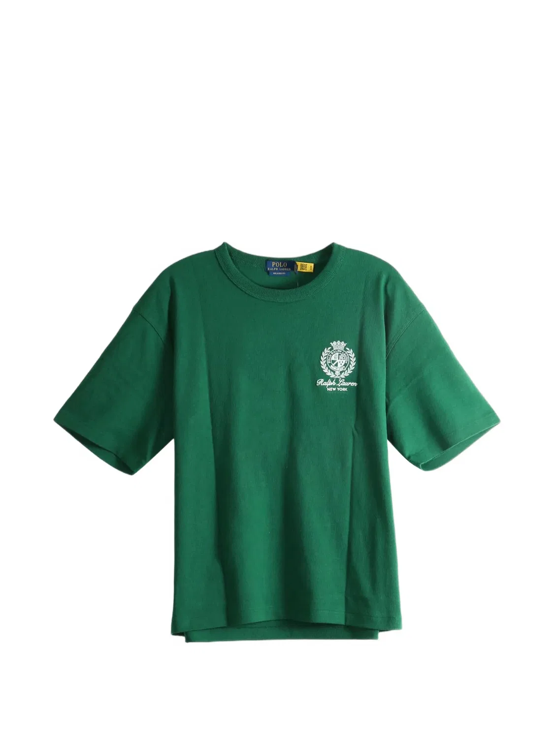 Футболка с логотипом зеленая Polo Ralph Lauren, зеленый
