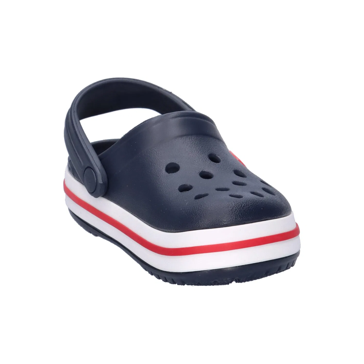 Детские сандалии с ремешком Crocband Clog Crocs, Темно-синий Красный Темно-синий — фото 2