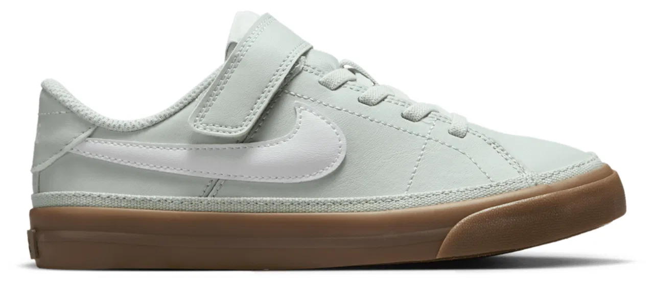 Кроссовки для мальчиков Court Legacy Nike, цвет Lt Silver/White/Gum Dk Brown