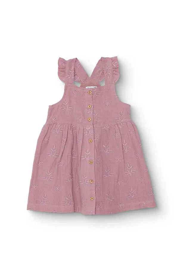 Детское платье для девочек с принтом Hellobaby Ebebek Hello Baby, Dried Rose