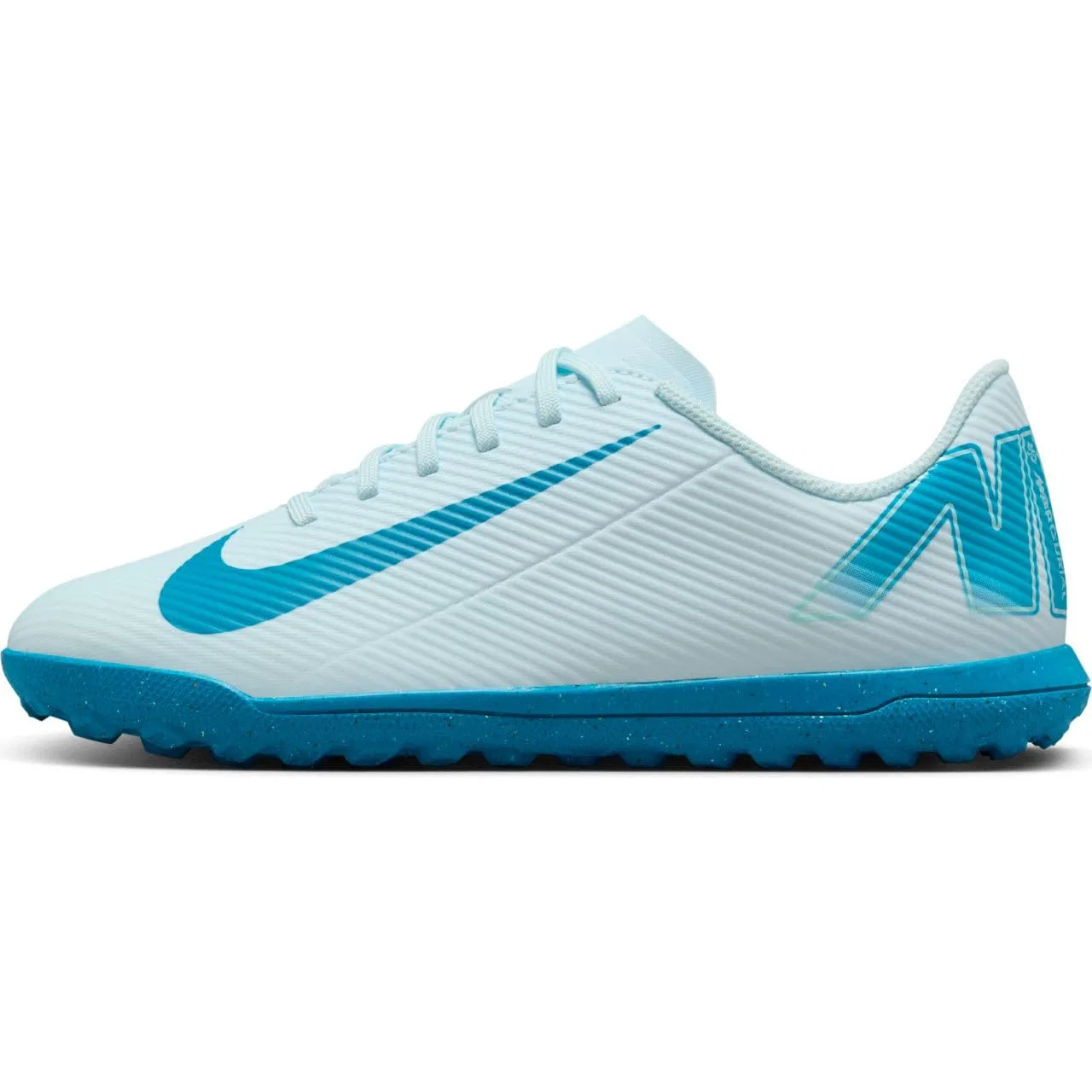 Детские бутсы для мальчиков с длинным рукавом Jr Vapor 16 Club Tf NIKE, Glacier Blue Blue Orbit
