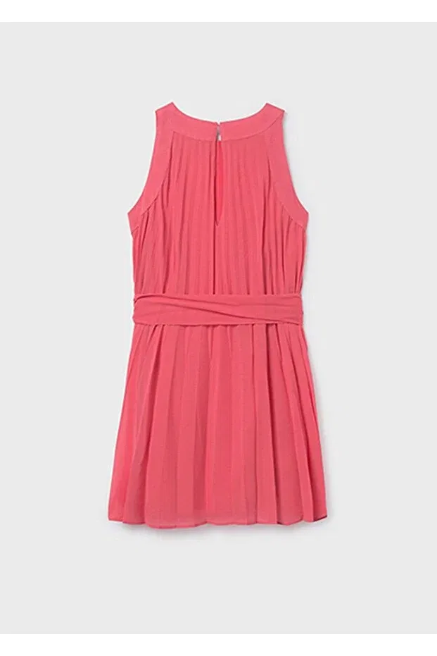 Детское платье для девочек с принтом Summer Girl's Dress Mayoral, Pink — фото 2