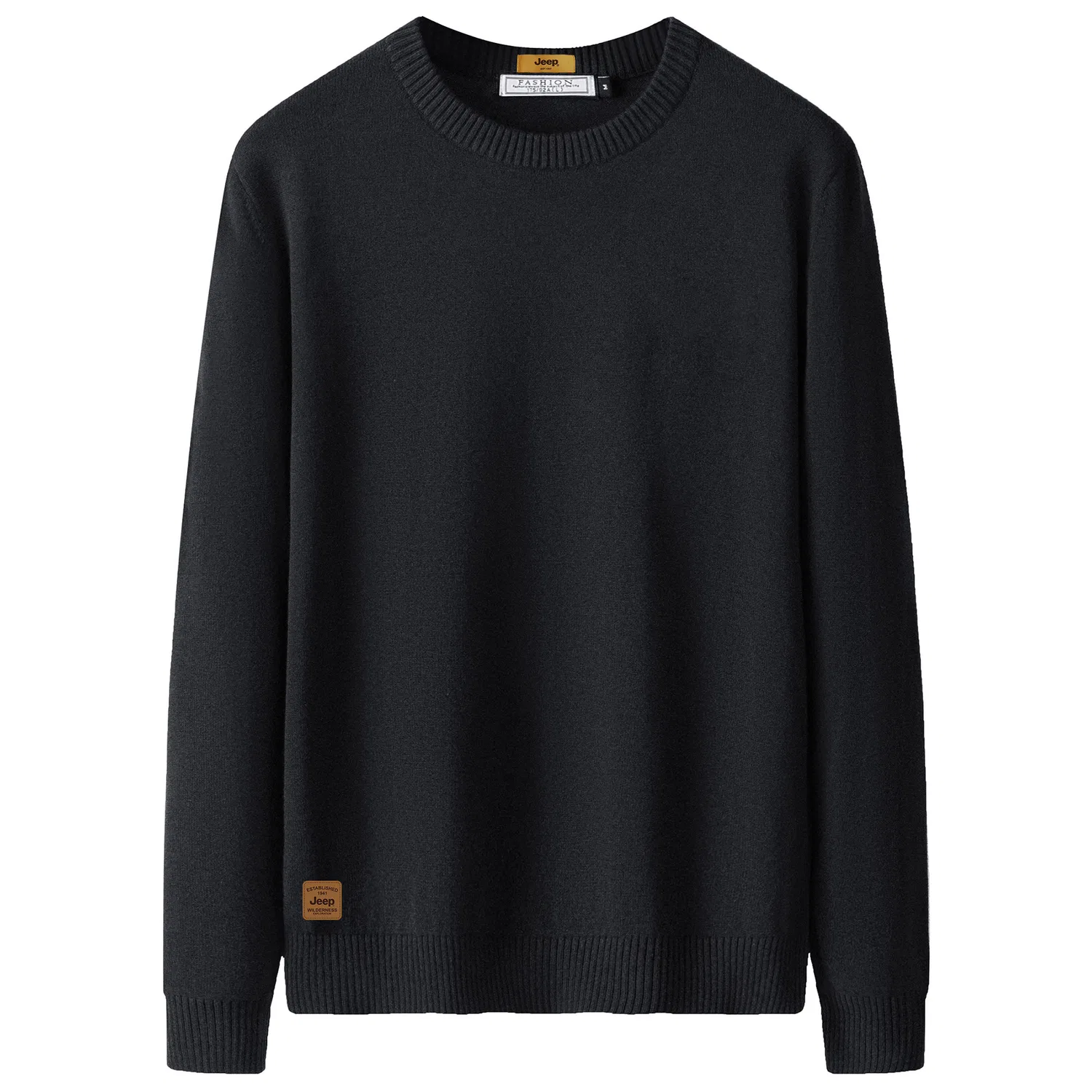 Детский свитер с круглым вырезом Jeep Leisure Collection Knitwear, Black