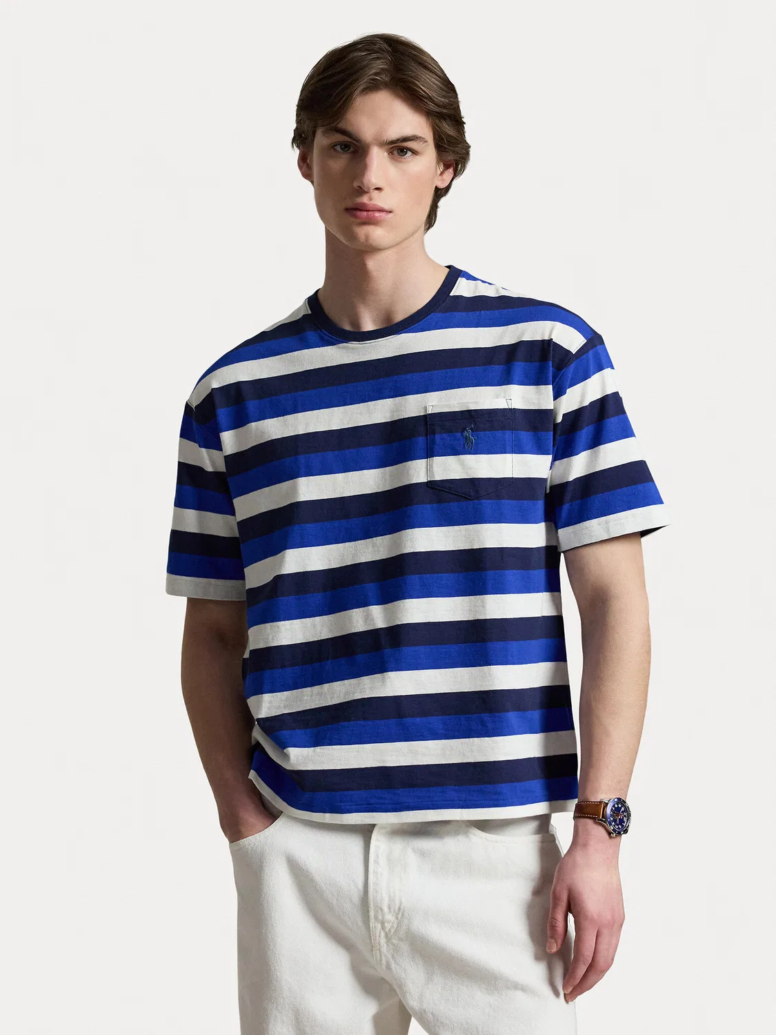 Мужская футболка стандартного кроя Polo Ralph Lauren, разноцветный