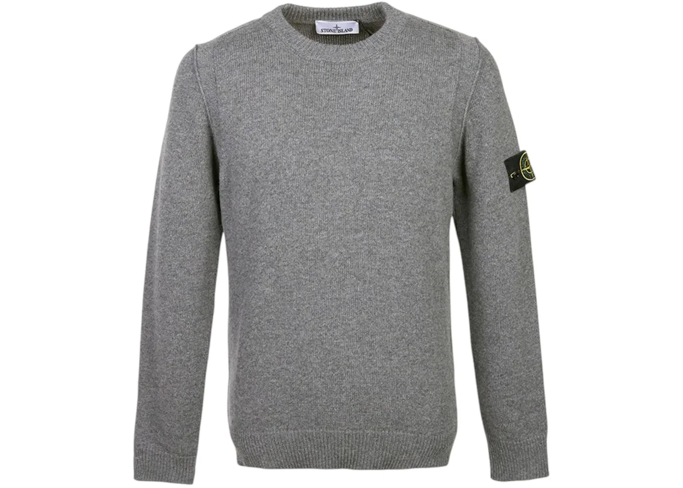 Мужской свитер из шерсти ягненка Stone Island, Gray