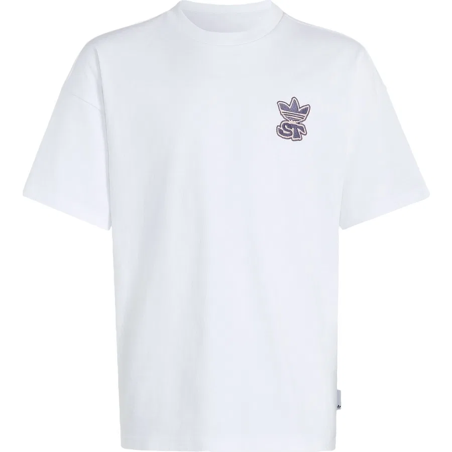Футболка с длинным рукавом Loose Batwing adidas, Белый — фото 3