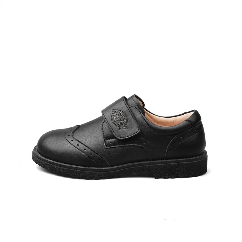 Детские кожаные туфли для мальчиков Dickies, Bright Black — фото 4