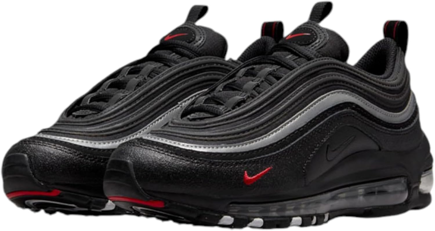 Мужские кроссовки для бега Nike Air Max 97 (GS) Competition, белый/черный/красный — фото 2